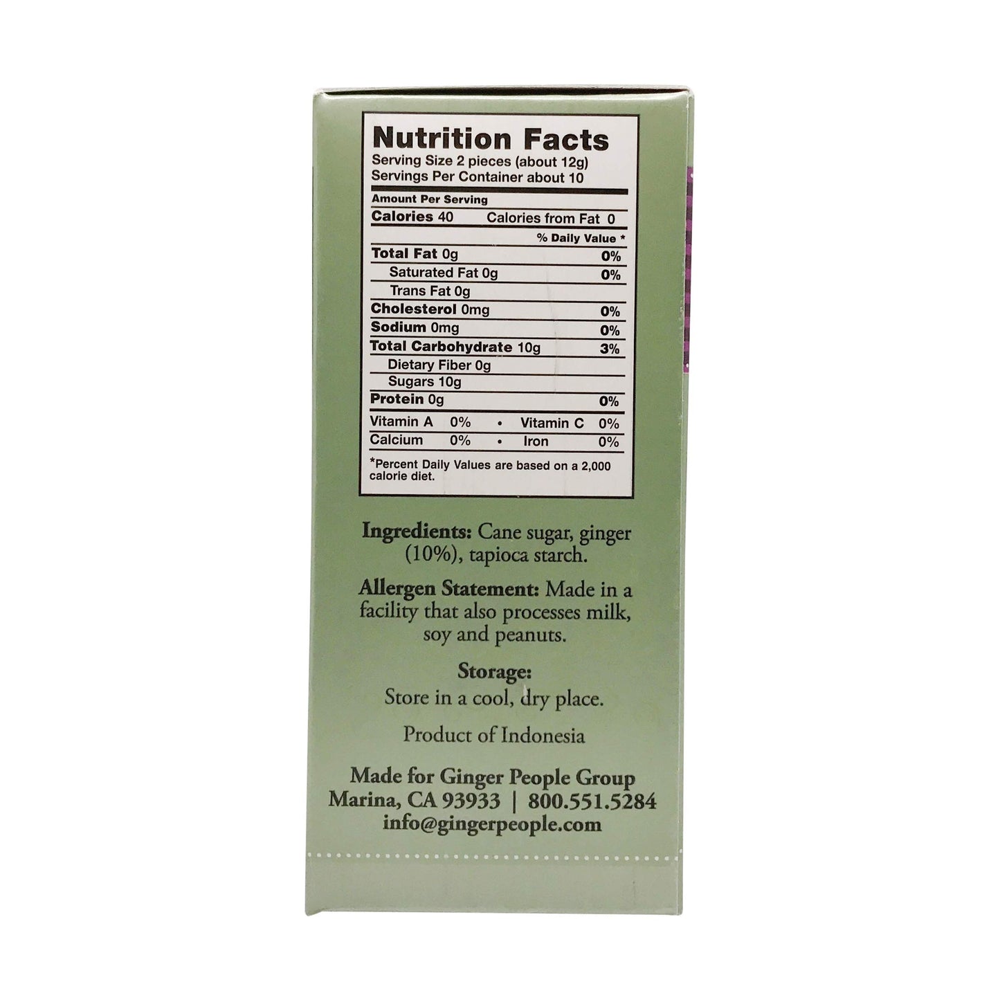 The Ginger People Original Gin Gins Chewy Ginger Candy - 4.5 oz