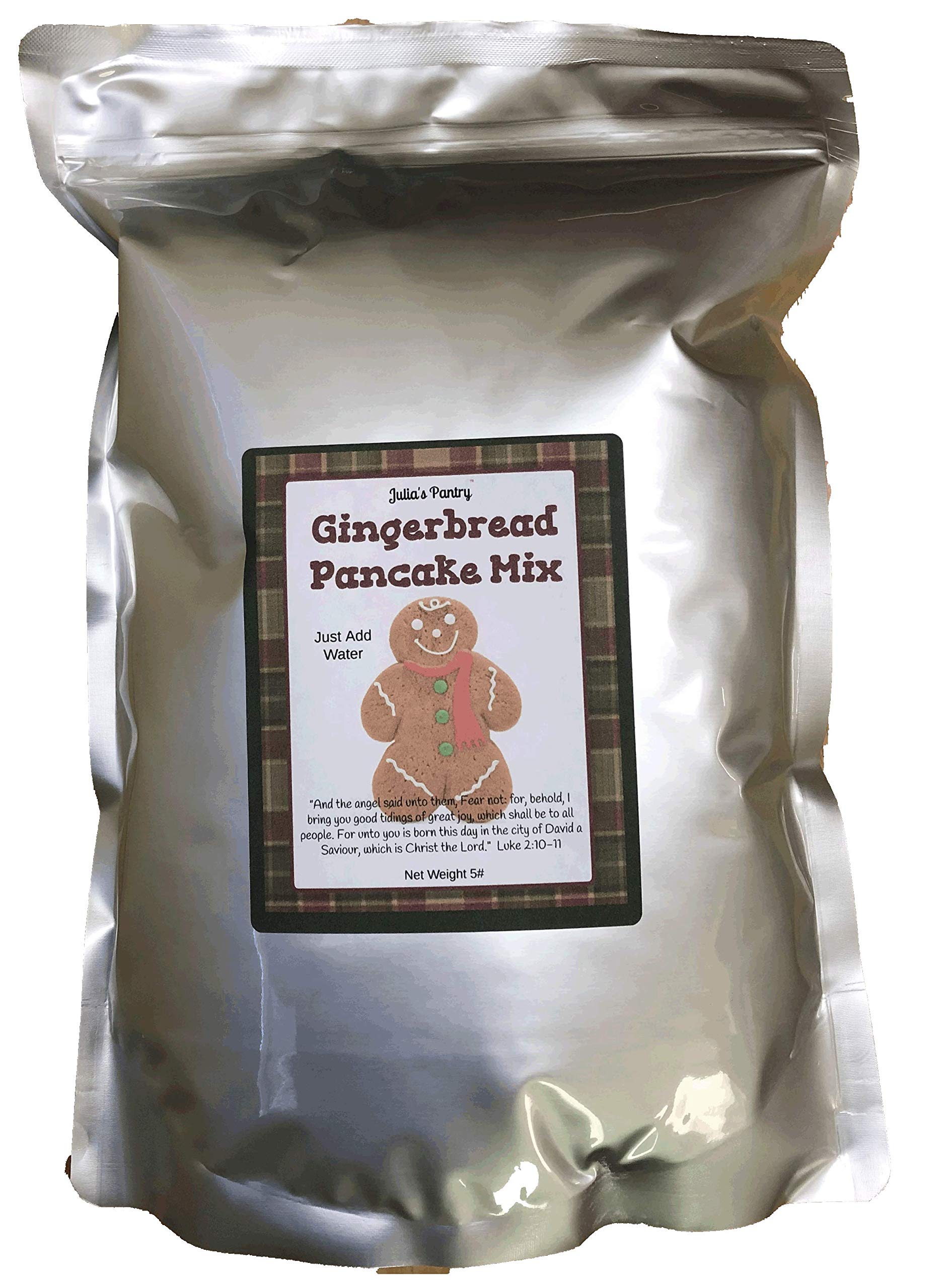 Julias Pantry Gingerbread Pancake Mix 5 Lbs