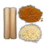 Bearded Butchers Pizza Bratwurst DIY Kit - Classic Cheesy Pizza Flavor Brats - Includes Seasoning, High-Temp Diced Mozzarella Cheese, and 32mm