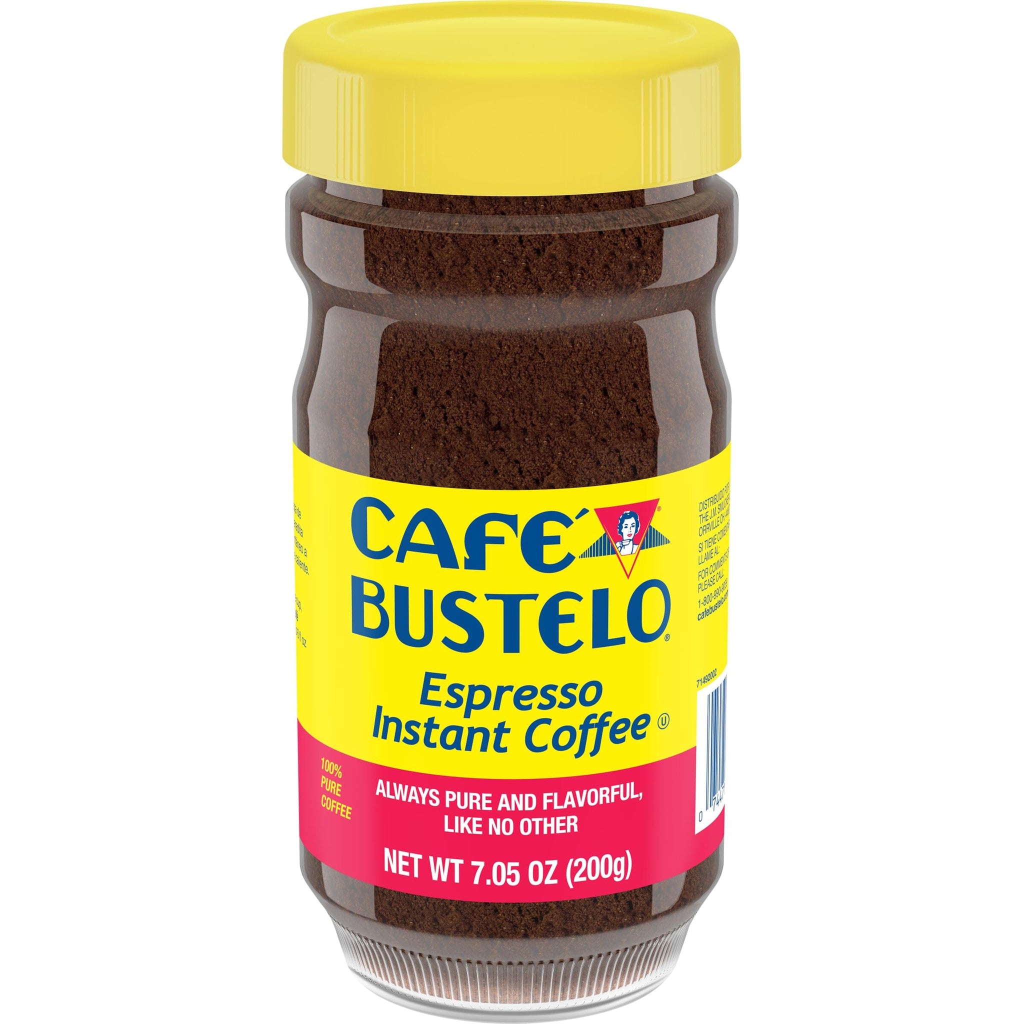 Café Bustelo Espresso Style Dark Roast Instant Coffee, 7.05 Ounces