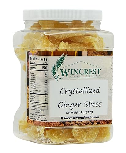 Crystallized Ginger Slices - 2 Lb Tub (One)