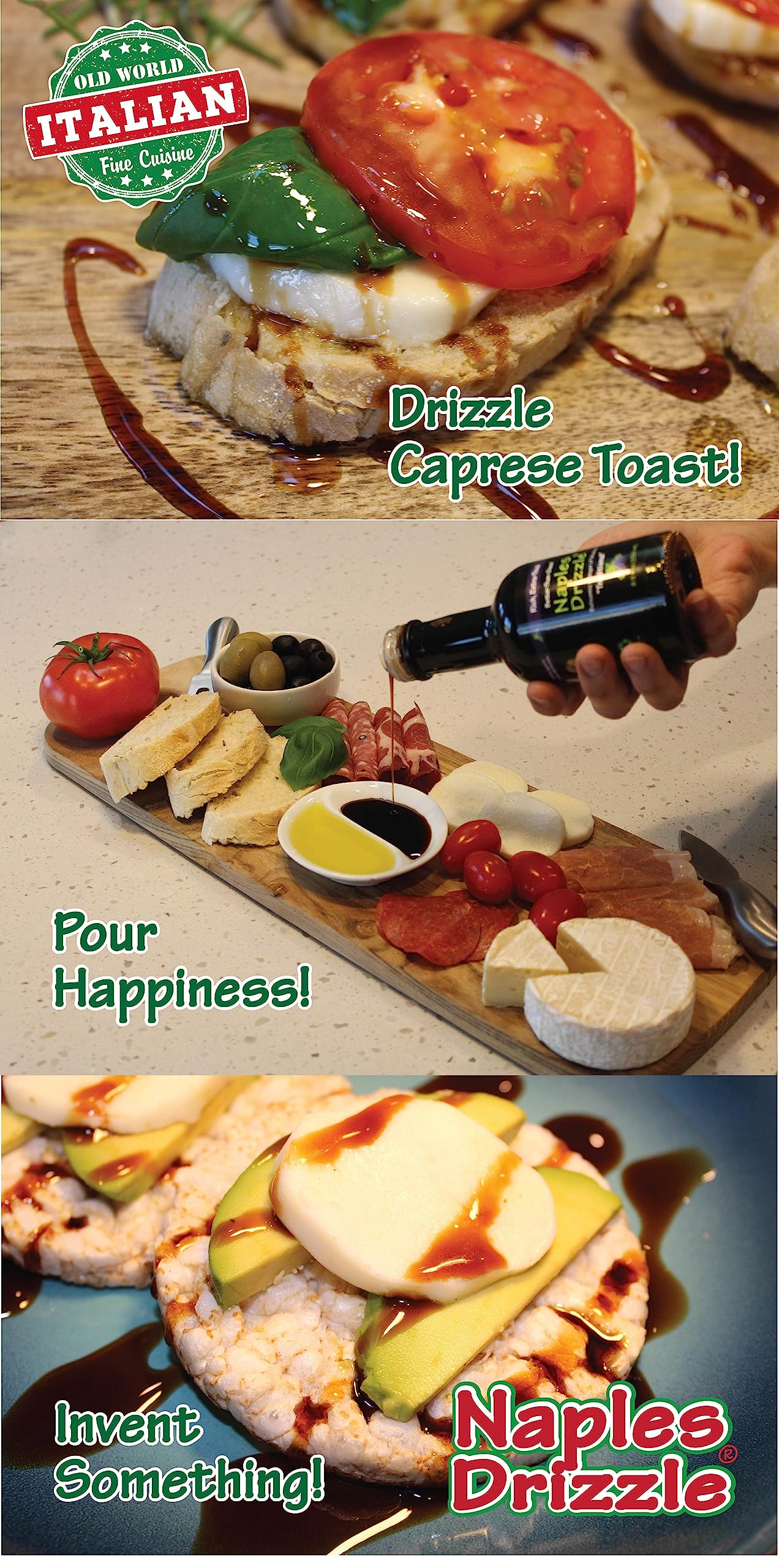 BORDEAUX CHERRY - Rich, Extra Thick Balsamic Vinegar REDUCTION, No Added Sugar or Thickeners, Better-Than-Glaze Balsamic Vinegar (Bordeaux Cherry)