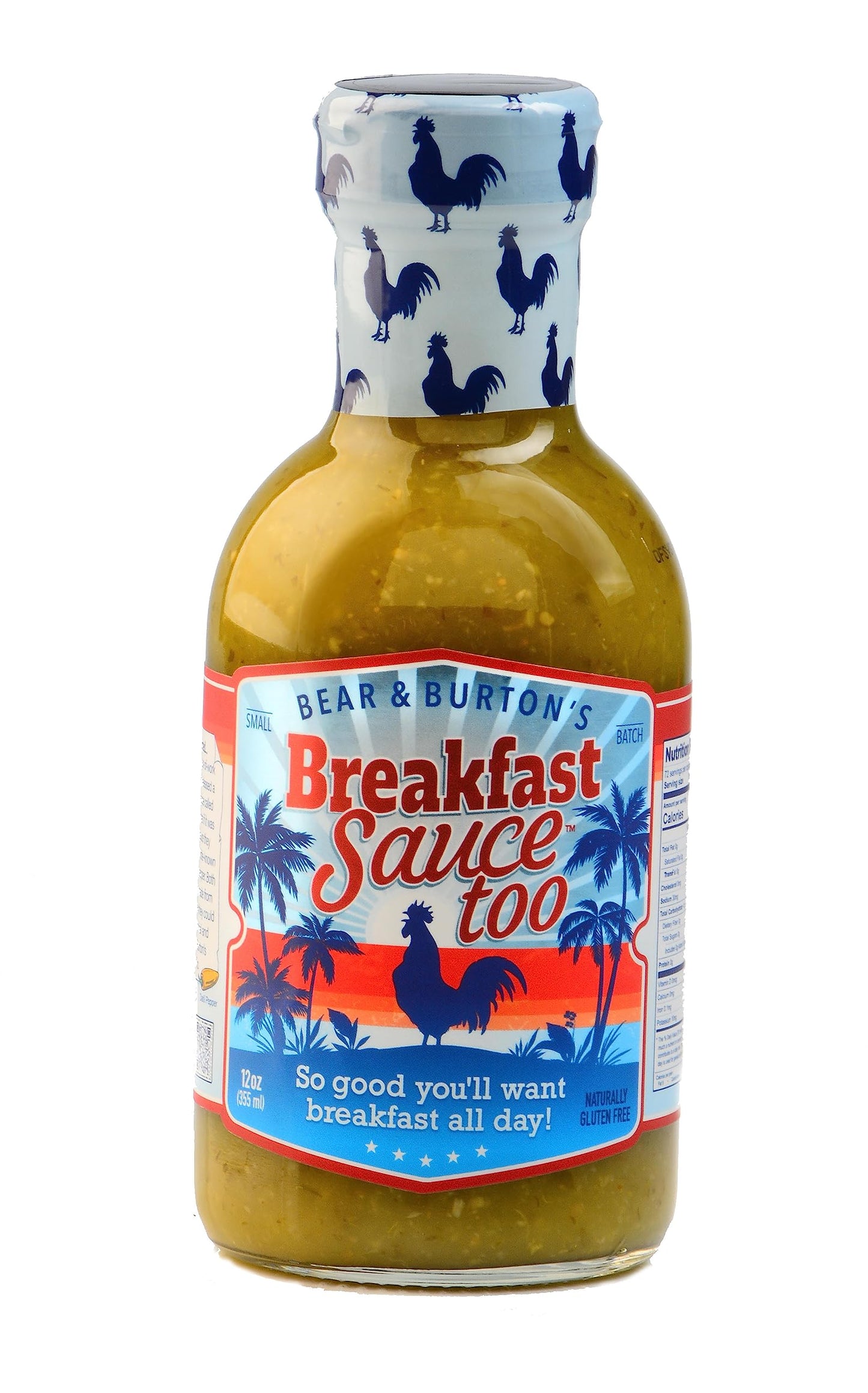Bear and Burton's Breakfast Sauce Too | A Medium Heat Sauce from the Makers of W Sauce | 12 Fl Oz