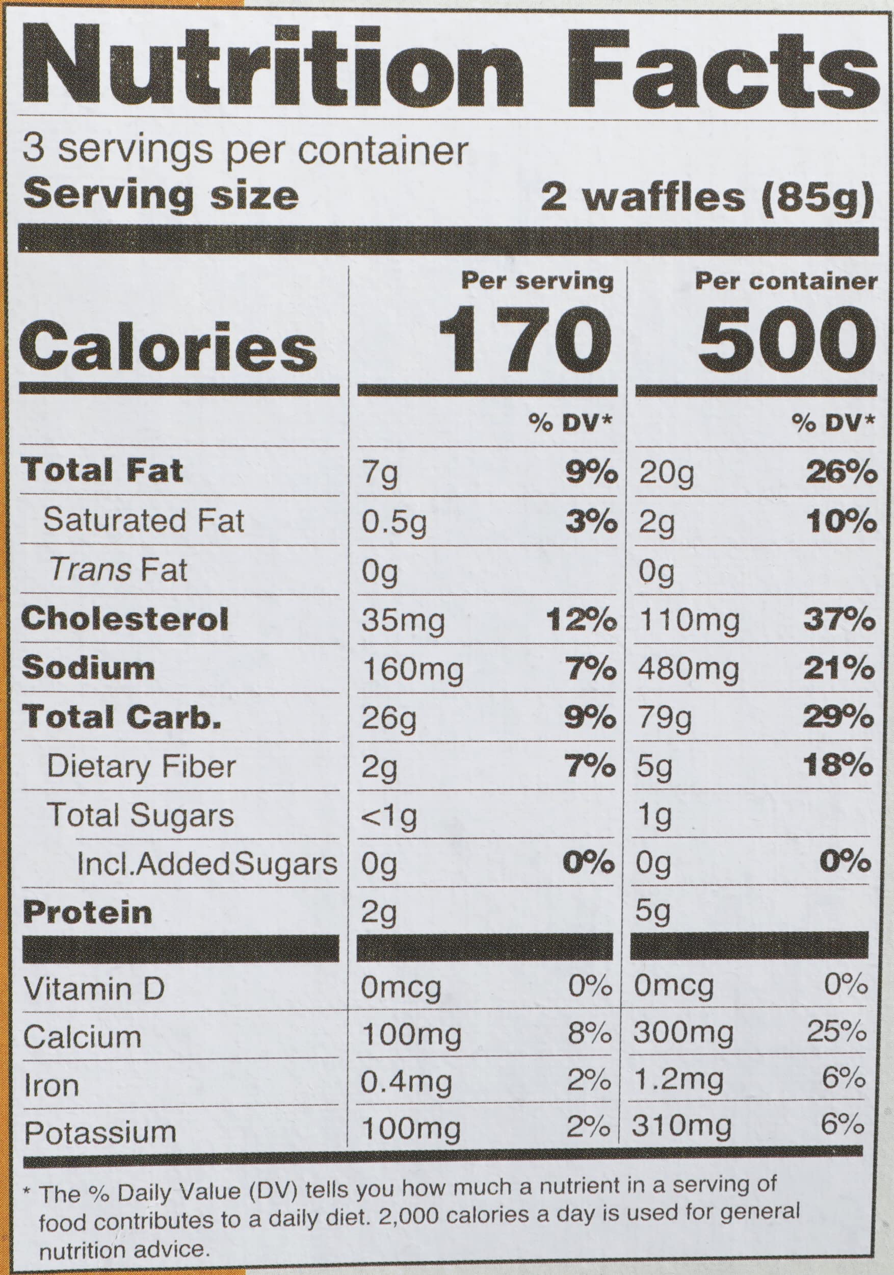 Kitchfix, Waffles Banana Cinnamon Grain Free 6 Count, 9 Ounce