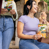 Zapp's New Orleans Voodoo Potato Chips, 42 Count - Crunchy, Gluten Free Snack with Salt, Vinegar, and Smoky BBQ Flavors