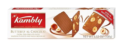 Kambly Butterfly Au Chocolat, Butter, 3.5 Oz