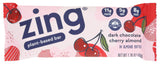 Zing, Dark Chocolate Cherry Almond Bar, 1.8 Ounce