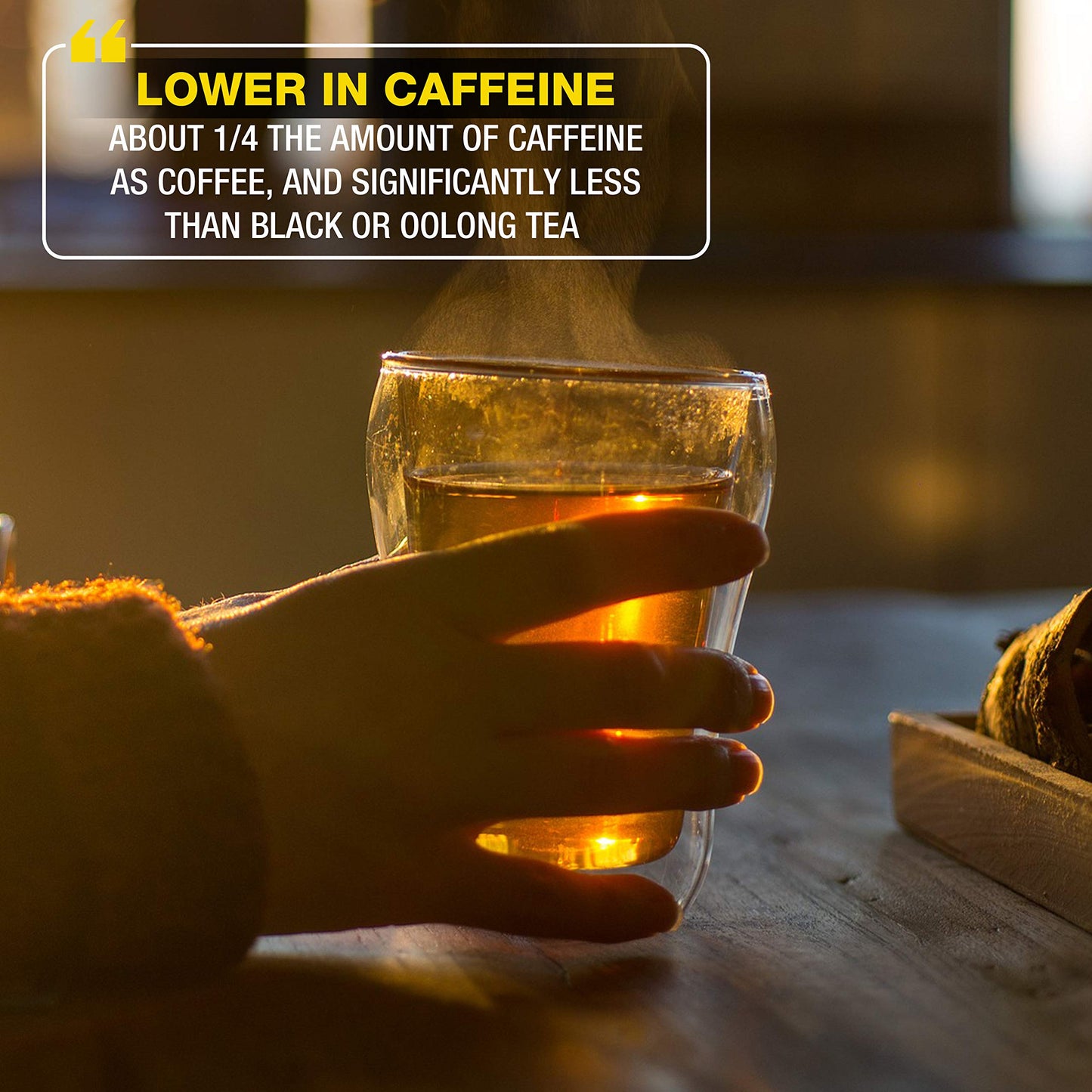 Brew La La Organic Green Tea - Natural Ginger Lemon Flavor - 50 Tea Bag Tin - Low Caffeine - USDA Certified Organic