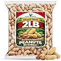 Peanuts In Shell | 2 LB Bulk Value Pack | Unsalted & Roasted - Healthy natural snack, Perfect for office, share and TO-GO | Value Pack, Whole Peanuts