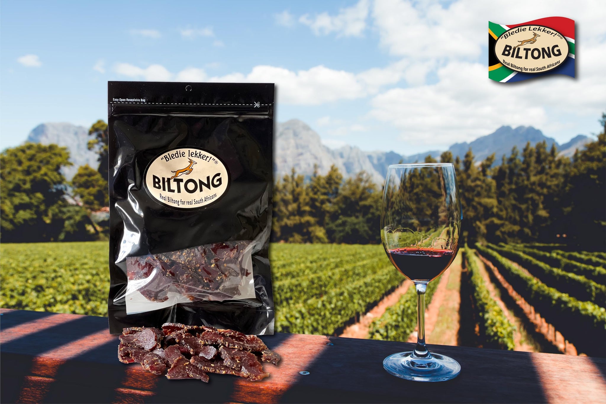 Bledie Lekker Biltong Sliced 8oz