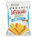 Sensible Portions Organic Zesty Ranch Garden Veggie Straws, 4.25 OZ