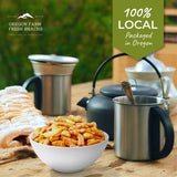 Oregon Farm Fresh Snacks Timberline Trail Spicy Mix - Spicy Nuts And Cajun Sticks Trail Mix - Game Night Snacks In Resealable Bag - Hand-Blended Hot