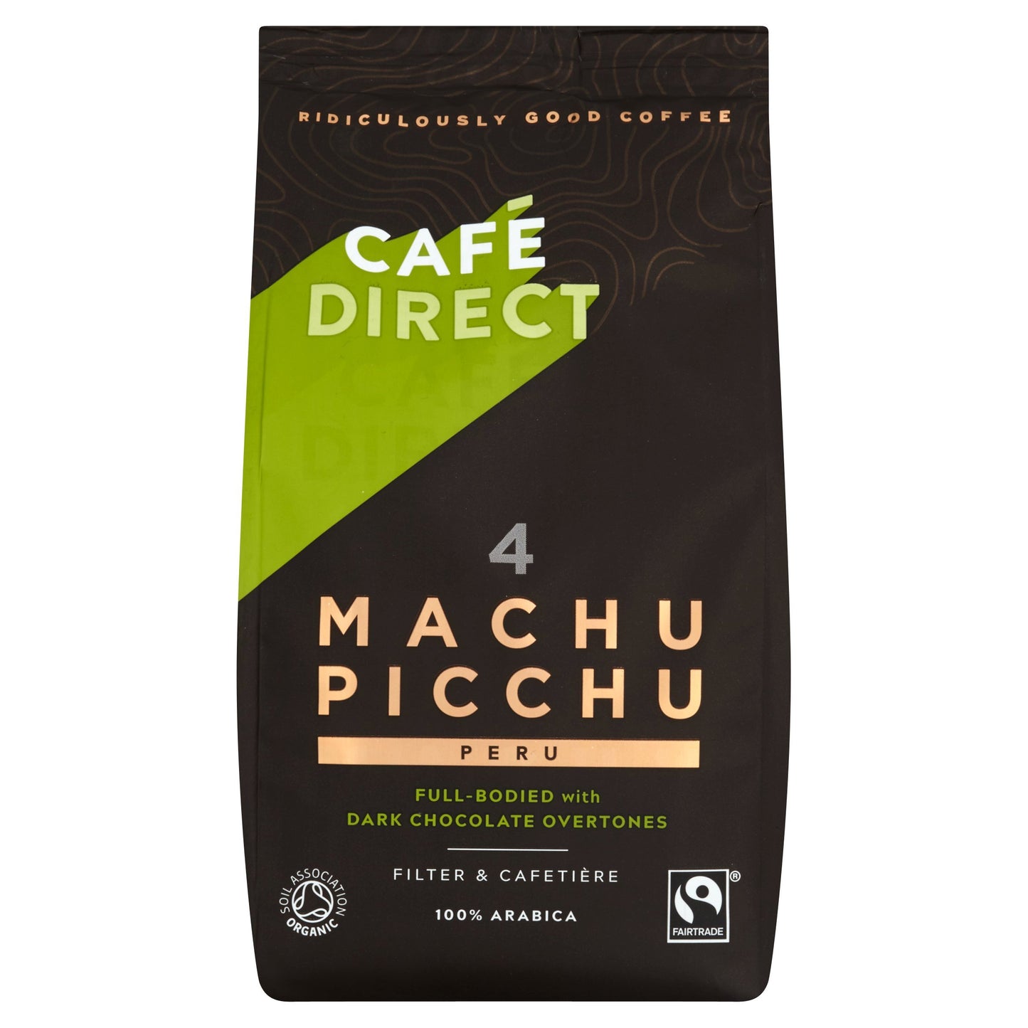 Cafédirect Fairtrade Organic Macchu Picchu Roast & Ground Coffee (227g) - Pack of 2