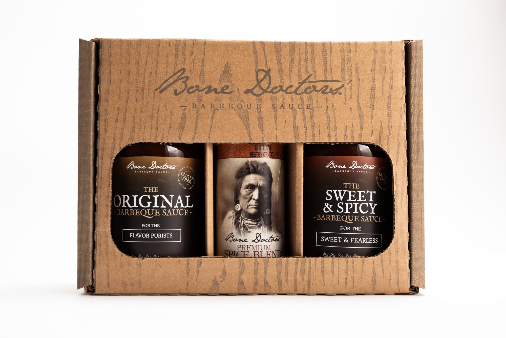 Bone Doctors' -Sweet & Spicy BBQ Sauce, 15oz - Award Winning Smokehouse Flavor - Gluten Free