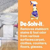Orange-Sol De-Solv-It Citrus Solution, Wood, Glass, Laundry Stain Remover Spray, Odor & Stain Remover Clothes Laundry Spray, Citrus Solvent, 12-Ounce