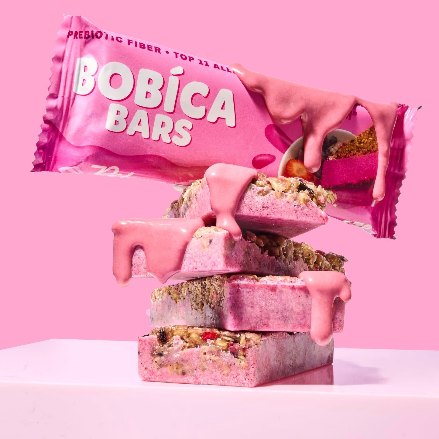 Pitaya Glazed Granola Bar Bobica Bar