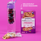 Nonni's THINaddictives Almond Thin Cookies - 3 Boxes Berry Blend Almond Cookies - Almond Cookie Thins w/Cranberries Blueberries Goldenberries Raisins