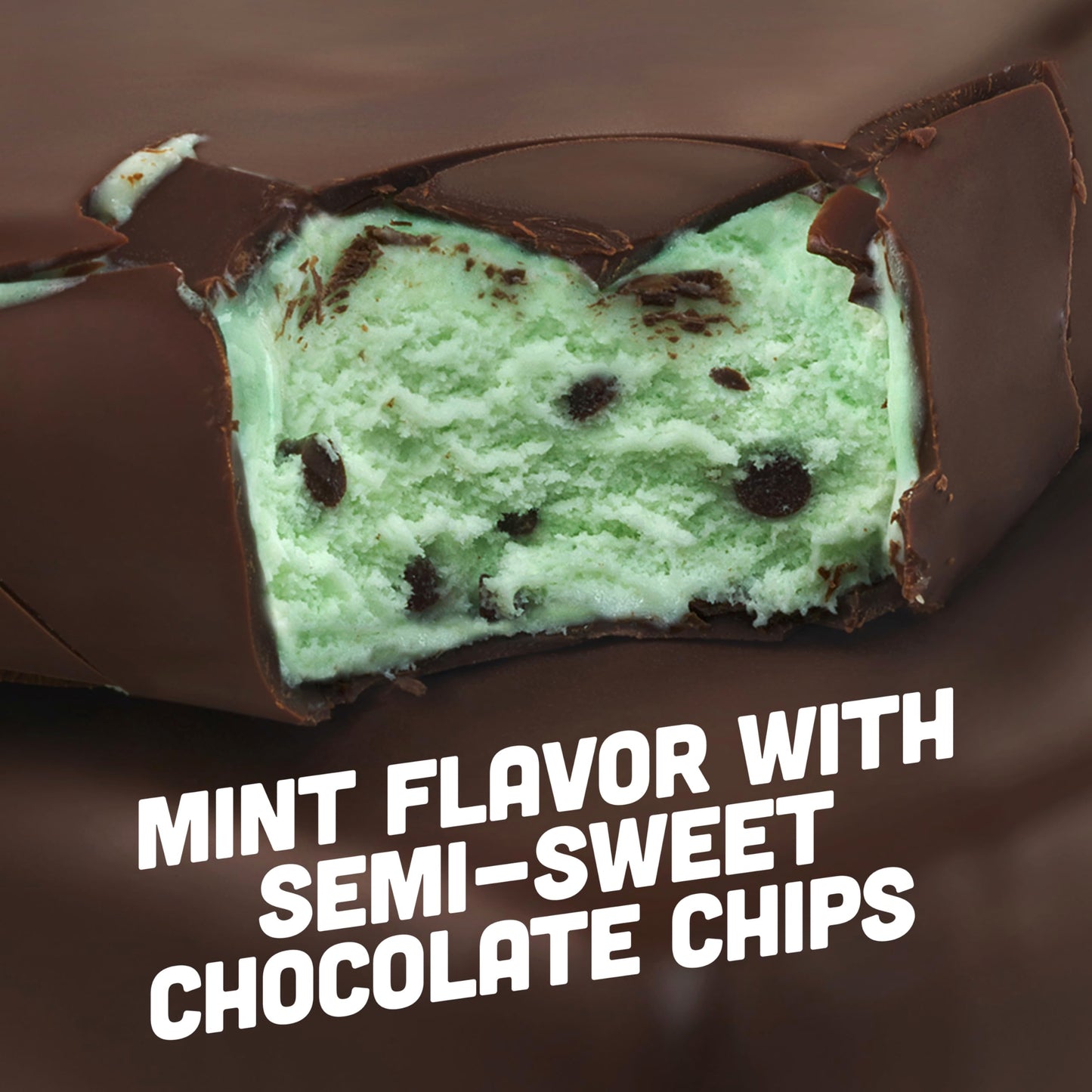 Klondike Frozen Dairy Dessert Bars Mint Chocolate Chip 6 Count for a Delicious Frozen Dessert Kosher Certified Frozen Dessert Made With No Artificial