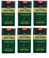 Jacobs Kronung Ground Coffee 500 Gram, 1.76 Ounce (Pack of 6)