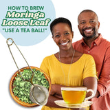 MORINGA ENERGY TEA - Loose leaf 3 oz. Natural, hand harvested and freshly packaged with 100% Pure Moringa Leaves.