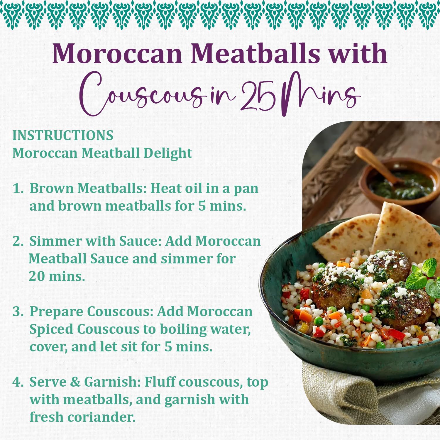 Al'Fez Moroccan Style Meatball Sauce - 15.8oz (Pack of 3) - Mildly Spiced Tomato-Based Cooking Sauce - Gluten Free & Vegetarian - Inspired by Moroccan