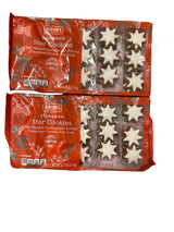Bentons Cinnamon Star Cookies 6.17oz 175g (Two Bags)