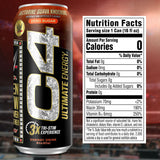 Cellucor C4 Ultimate x WWE | 300mg Caffeine Sugar Free Energy Drink | Knockout Nectarine Guava | 16oz (Pack of 12)
