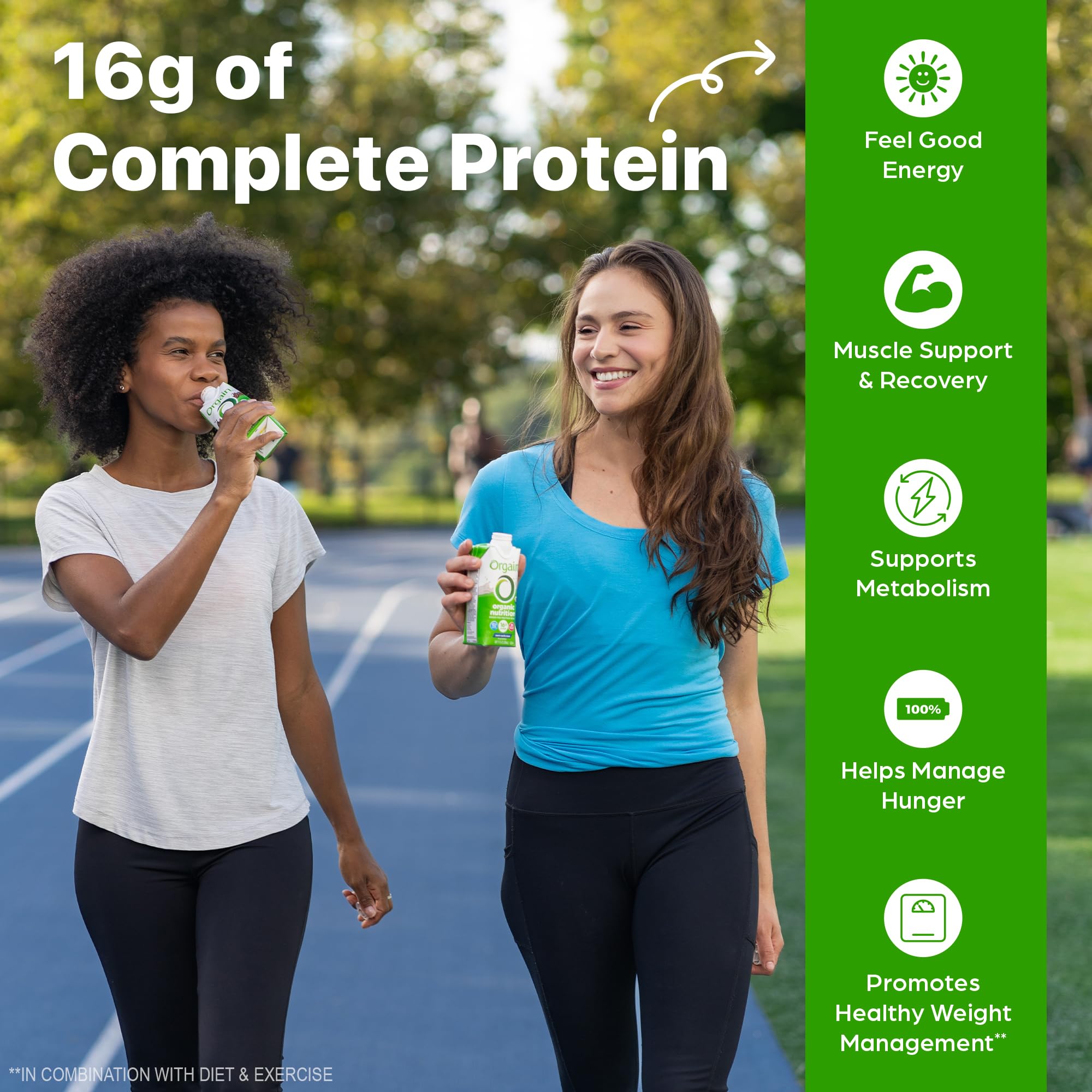 Orgain Organic Nutritional Shake, Creamy Chocolate Fudge - Meal Replacement, 16g Protein, 20 Vitamins & Minerals, Gluten & Soy Free, Kosher, Non-GMO