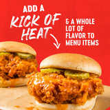 Frank's RedHot Hot Sauce, Original, Made with Cayenne Peppers, Ready-To-Use, Shake or Pour Over Chicken Wings, Sandwiches, Pizza, and More for the