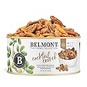 Belmont Peanuts Cocktail Crunch Mix, 18 oz (1 Pack) - Pecans, Butter Toffee Virginia Peanuts, Sesame Sticks, Rice Sticks, Seasoned Peanuts - Simple