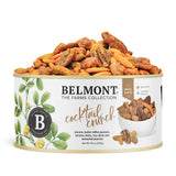 Belmont Peanuts Cocktail Crunch Mix, 18 oz (1 Pack) - Pecans, Butter Toffee Virginia Peanuts, Sesame Sticks, Rice Sticks, Seasoned Peanuts - Simple