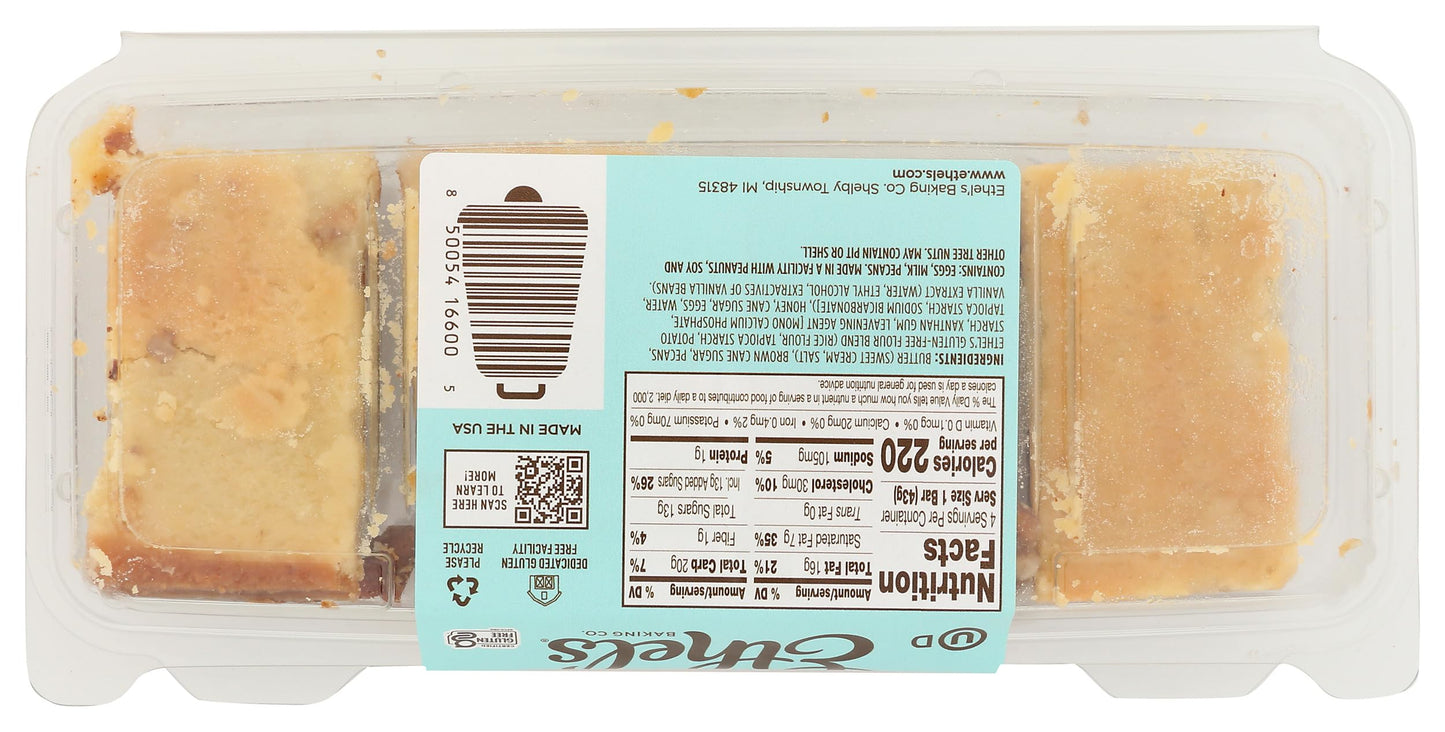 Ethels Baking Pecan Dandy Bar 4 Count, 6 OZ
