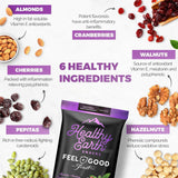 Mixed Nuts Unsalted | Trail Mix | Trail Mix without Peanuts | Gourmet Snacks, Protein Snacks, Gluten Free, No Preservatives, High Fiber (Three Pack