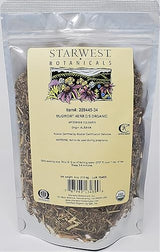 Starwest Botanicals Organic Mugwort Herb Cut & Sifted, 4 Ounces