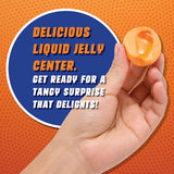 30 Basketball Candy Gummy Balls with Orange Flavored Jelly Filling, Perfect as Basketball Party Favors or Basketball Goodie Bag Fillers, By 4YoreElves