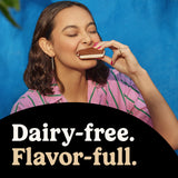 So Delicious Dairy Free Almond Milk Dipped Frozen Dessert Bar, Mocha Almond Fudge, Vegan, Non-GMO Project Verified, 4 Count (Pack of 1)