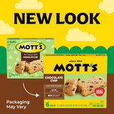 Mott's Soft Baked Bars, Chocolate Chip, Made with Applesauce, 6 Ct, 5.76 oz