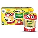 Mott's Original Applesauce, 3.2 Oz Clear Pouches, 48 Count (4 Packs Of 12), No Artificial Flavors, Good Source Of Vitamin C, Nutritious Option For The
