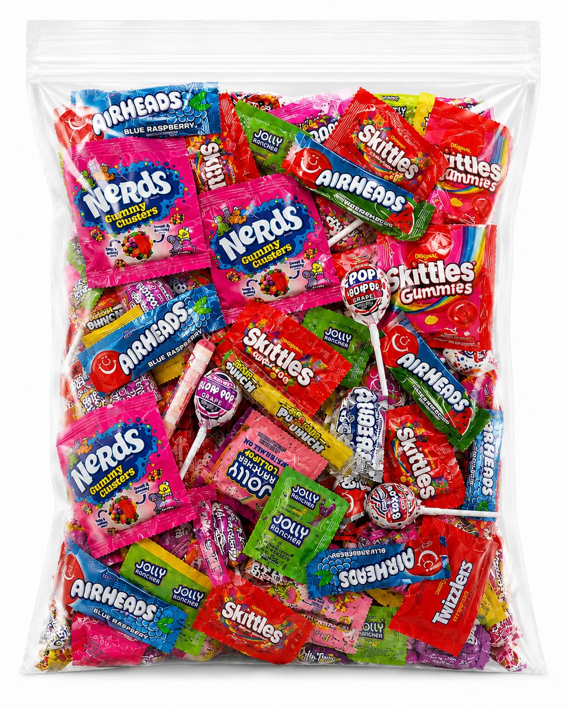 Ultimate Assorted Candy Party Mix - 10 LB Bag - Mega Variety Bulk Assortment - Individually Wrapped Candy - Queen Jax - Variety Pack