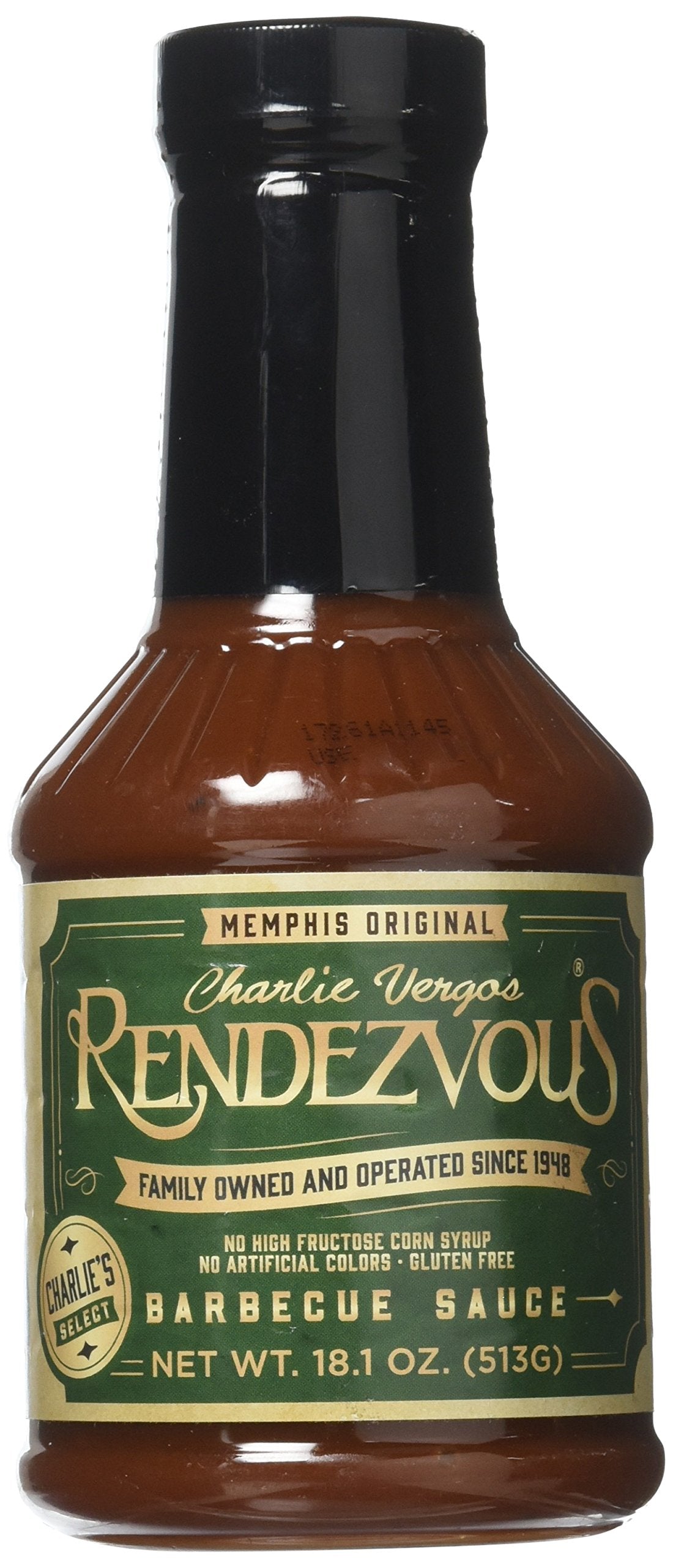 RENDEZVOUS Memphis-Style Barbecue Sauce That Is Both Tangy And Sweet., 18.1 OZ
