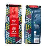 Java House Africa Kenya AA Ground Coffee Beans - Fresh Roasted, 100% Single Source Fair Trade With Verifiable Kenya Mark of Origin (13.23oz/375gms)