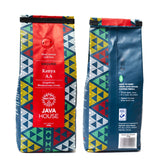 Java House Africa Kenya AA Ground Coffee Beans - Fresh Roasted, 100% Single Source Fair Trade With Verifiable Kenya Mark of Origin (13.23oz/375gms)