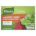Knorr Sazón Flavorful Seasoning for Sauce, Meat, Poultry, Fish, Seafood, Stews, Rice, Beans, and Other Dishes Cilantro and Achiote No Artificial