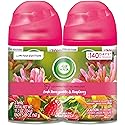 Air Wick Automatic Air Freshener Spray Refill, Lush Honeysuckle & Raspberry, Essential Oils, Odor Neutralization
