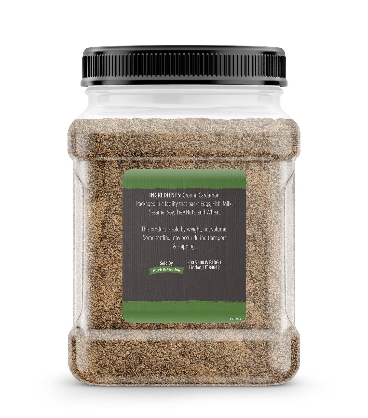 Birch & Meadow 1.5 lb of Ground Cardamom, Spicy & Fruity, Versatile