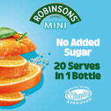Robinsons Mini - No Added Sugar - Low Calorie - Orange, 6 Count