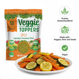 Earthy Krunchy Veggie Toppers Spicy Mix Seasoning - 2g Plant Based Protein - Vegan & Keto Friendly Nut and Seed Blend - No Maltodextrin, Low Sodium