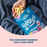 Star Candies Freeze Dried Rainbow Candies | Super Crunchy Freeze Dried Candy | Full Flavour Freeze Dried Dessert great for Birthday Parties | Freeze