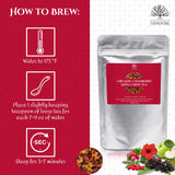 Organic Cranberry Apple Crisp Tea 50 g / 1.75 oz | Certified 100% Organic | Caffeine-Free, Source of Vitamins and Antioxidants| All Natural Luxury