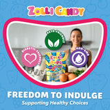 Zollipops Clean Teeth Pops Sugar Free Candy with Xylitol, Dye-Free Lollipops - Keto & Diabetic-Friendly, Dentist-Approved Treats for Kids (Lemonade